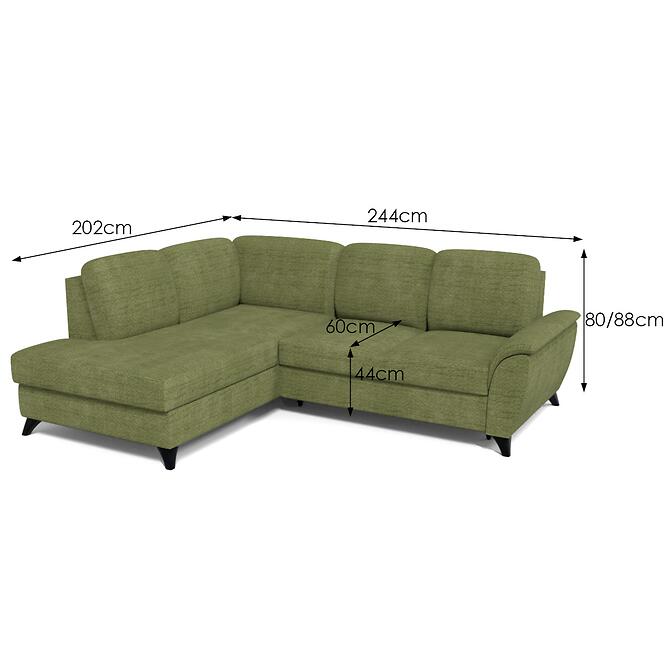 Sarokgarnitúra szett Geneva OT-2R Retro Bliss 34,5