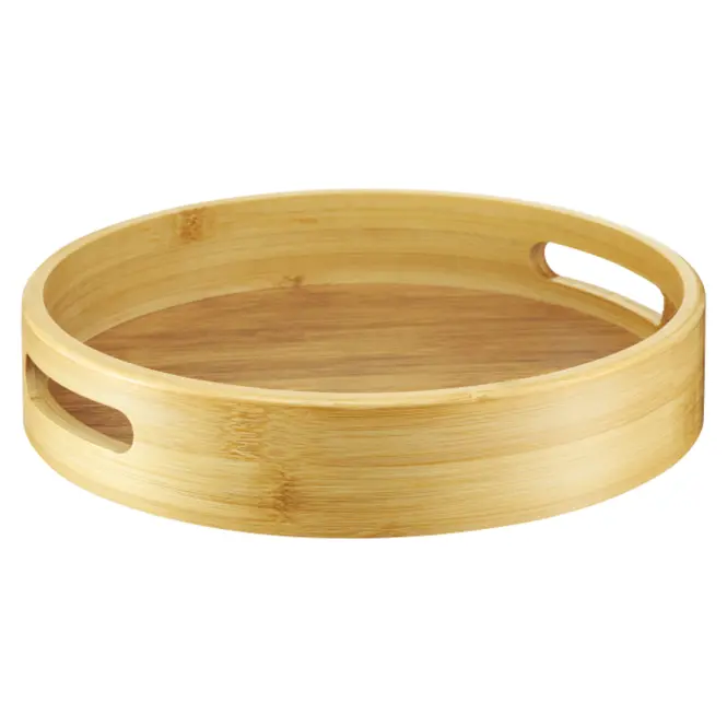 Bambusz tálca Am-Natural 29,5 cm kerek 29557