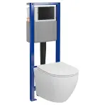 Wc készlet Desse Black 677 Vortex