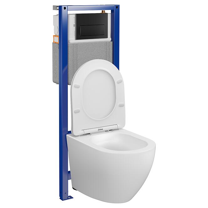 Wc készlet Desse Black 677 Vortex