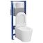 Wc készlet Mesta Vortex króm,2
