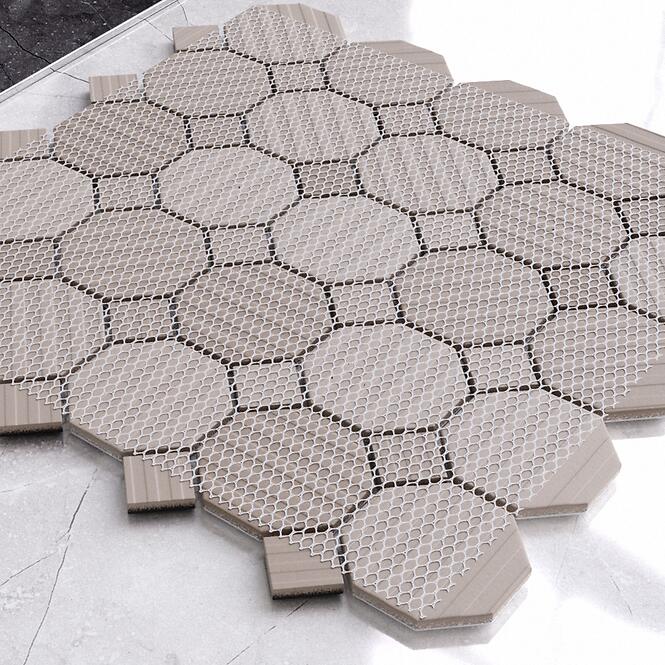 Mozaik Octagon White Classic Mat 29,3/29,3