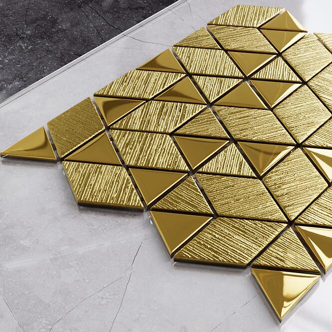 Mozaik Triangle Diamond Gold 26,3/30,3