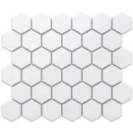 Mozaik hexagon White Mat Big 27,7/32,3