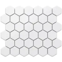 Mozaik hexagon White Mat Big 27,7/32,3