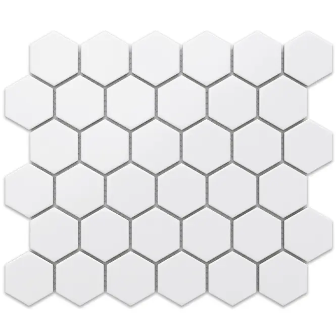 Mozaik hexagon White Mat Big 27,7/32,3