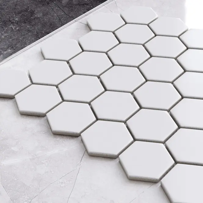 Mozaik hexagon White Mat Big 27,7/32,3,2