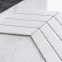 Mozaik Big Chevron White 21,5/31,6,2