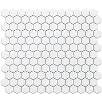 Mozaik hexagon White Mat Small 26/30