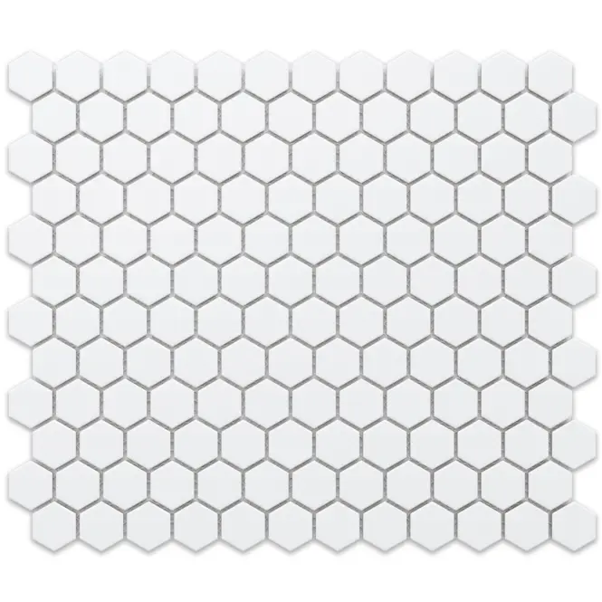 Mozaik hexagon White Mat Small 26/30