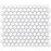 Mozaik hexagon White Mat Small 26/30