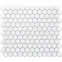 Mozaik hexagon White Mat Small 26/30