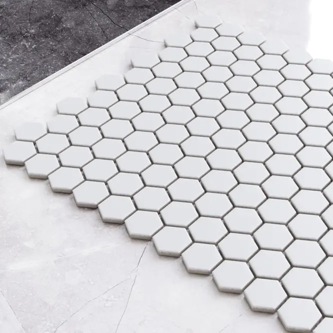 Mozaik hexagon White Mat Small 26/30,2