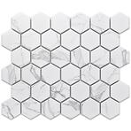 Mozaik hexagon Classic Carrara Mat 27,7/32,3
