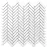 Mozaik Mini Chevron White Gloss 27/28