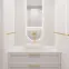 Mozaik Mini Chevron White Gloss 27/28,6