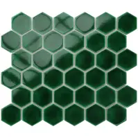 Mozaik hexagon Deep Green 27,7/32,3