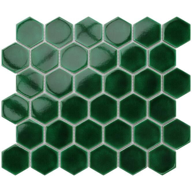 Mozaik hexagon Deep Green 27,7/32,3