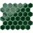 Mozaik hexagon Deep Green 27,7/32,3