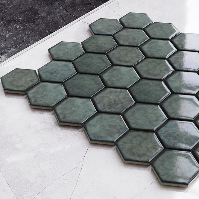 Mozaik hexagon Green Nori 25,7/29,7