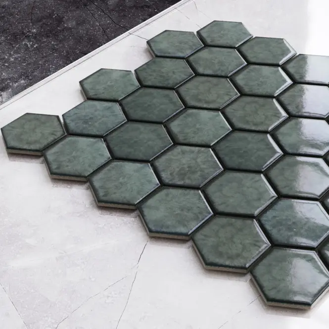 Mozaik hexagon Green Nori 25,7/29,7,2