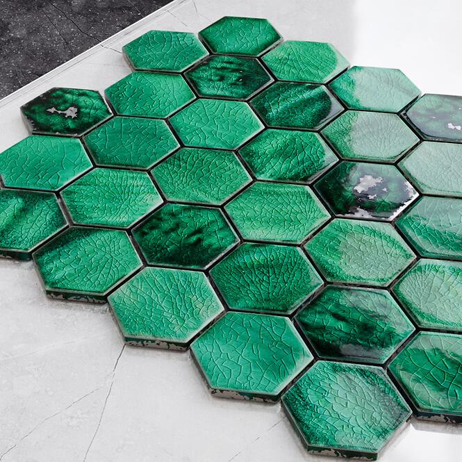 Mozaik hexagon Mykonos Green 27/31,2