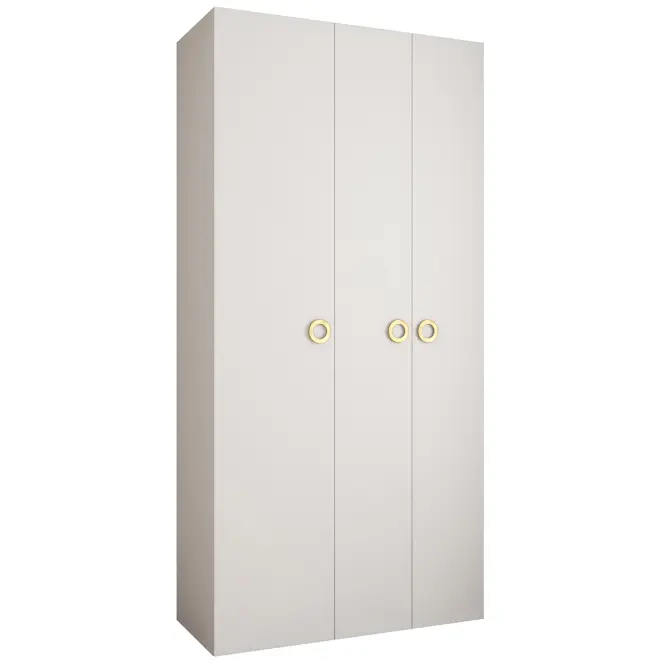 Szekrény Como 1-120 (40) fehér/arany