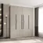 Szekrény Como 2-200 (40) kasmír/fekete,9