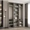 Szekrény Como 4-160 (40) kasmír/fekete,8