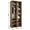 Szekrény Como 3-110 (50) fehér/fekete,3