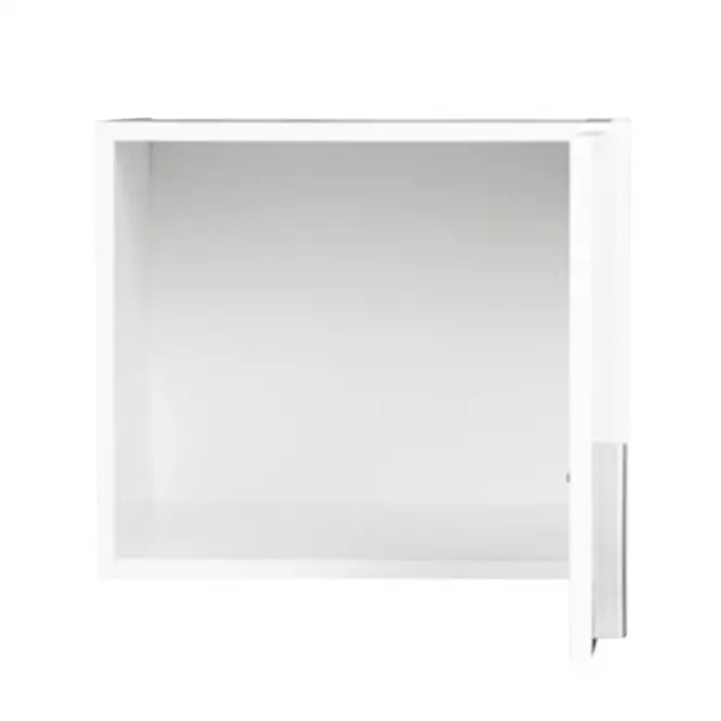 Szekrény Snow 01A 47 cm fényes fehér/alpesi fehér felső szekrény
