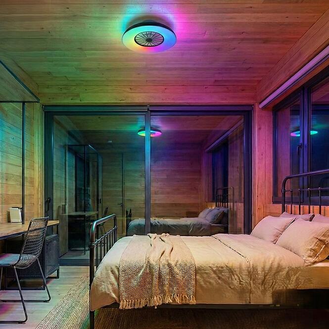 Ventilátor ZARVIK CCT+RGB 66849,5