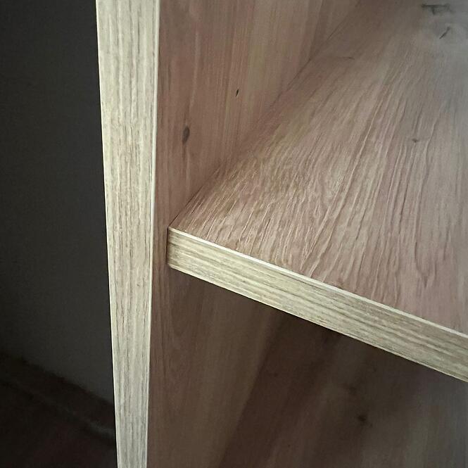 Szekrény Lanko 1-120 (45) fehér/artisan