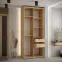Szekrény Lanko 1-120 (45) fehér/fekete,3