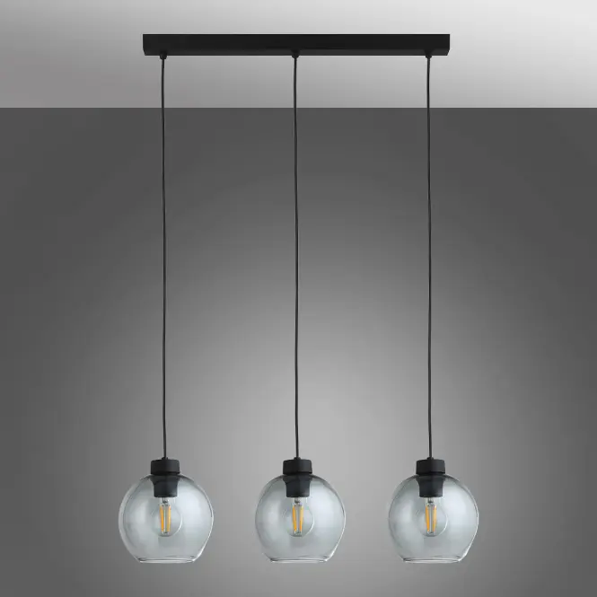 Lámpa CUBUS 11727 GRAPHITE 3 PŁ LISTWA