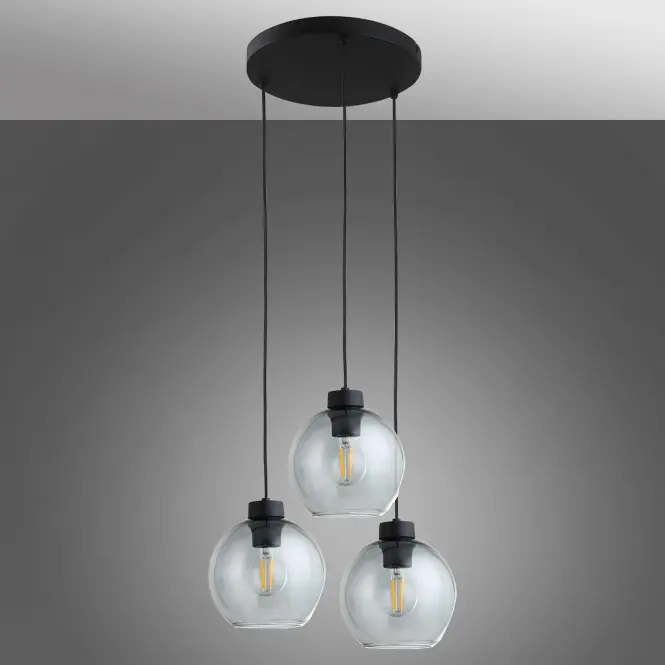 Lámpa CUBUS 11728 GRAPHITE 3 PŁ KOŁO