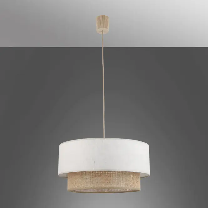 Lámpa DUO 11749 MINI JUTA LINEN 1XE27