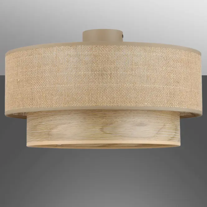 Lámpa DUO 11753 MINI JUTA WOOD 1XE27