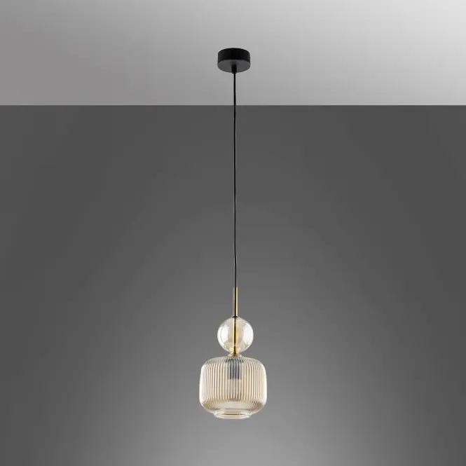 Lámpa SOPHIA COGNAC 11038 AMBER LW1