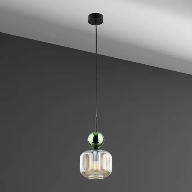 Lámpa SOPHIA GREEN COGNAC 11144 LW1