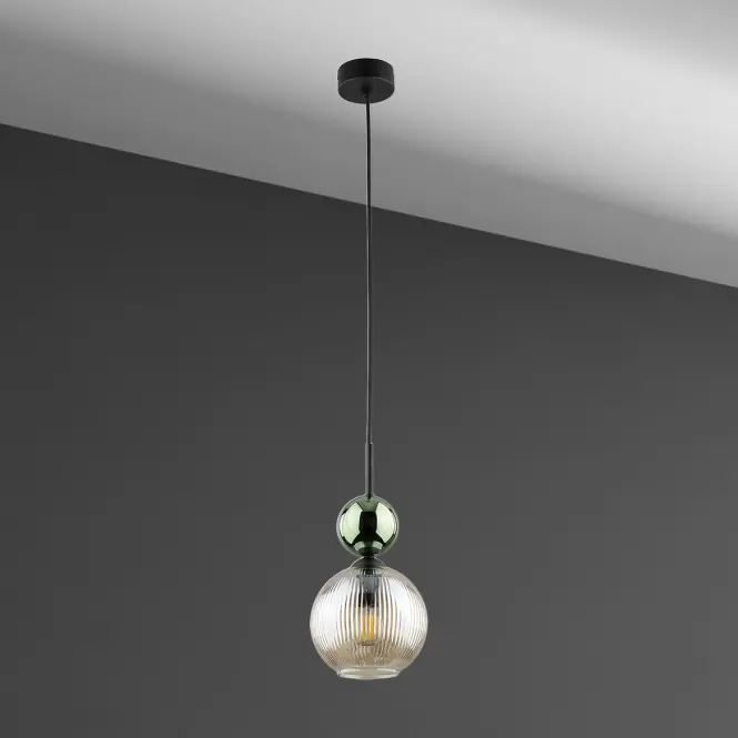 Lámpa SOPHIA GREEN COGNAC 11145 LW1