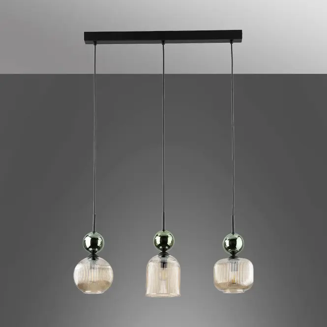 Lámpa SOPHIA GREEN COGNAC 11147 LW3