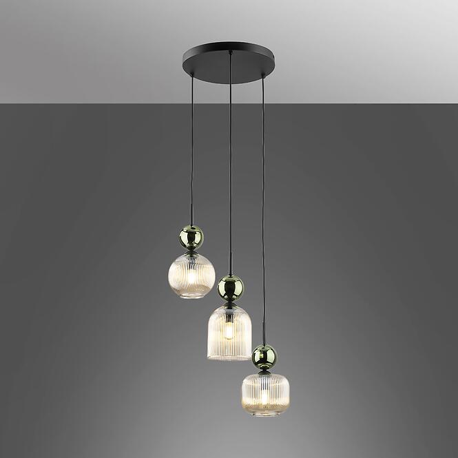 Lámpa SOPHIA GREEN COGNAC 11148 PL3