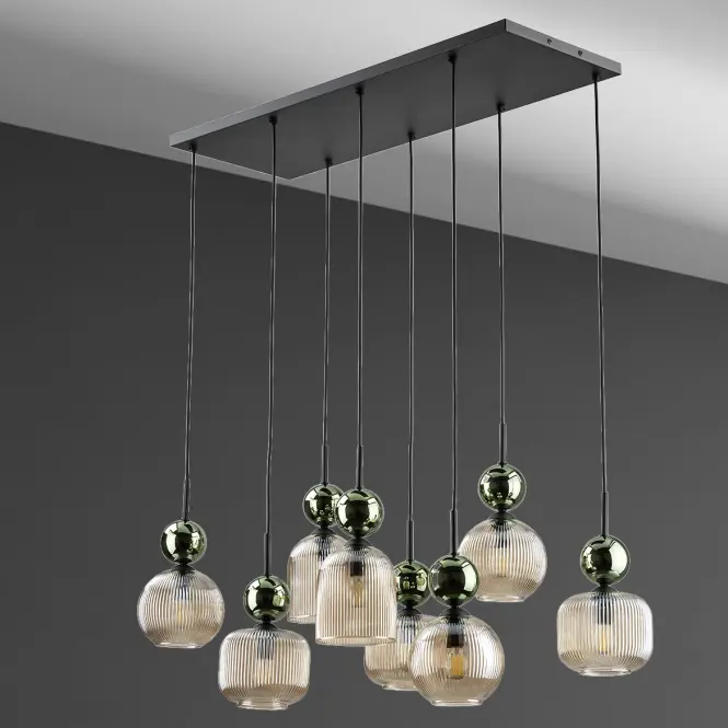 Lámpa SOPHIA GREEN COGNAC 11151 LW8