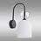 Lámpa SOPHIA COGNAC 11587 WHITE LK1