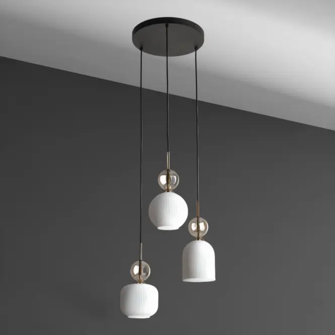 Lámpa SOPHIA COGNAC WHITE 11592 PL3