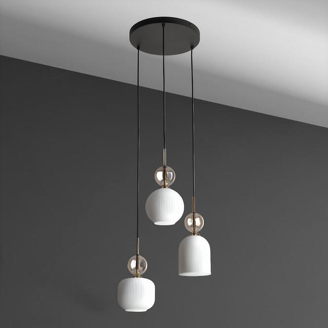 Lámpa SOPHIA COGNAC WHITE 11592 PL3