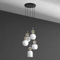 Lámpa SOPHIA COGNAC WHITE 11593 PL5