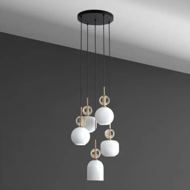 Lámpa SOPHIA COGNAC WHITE 11593 PL5
