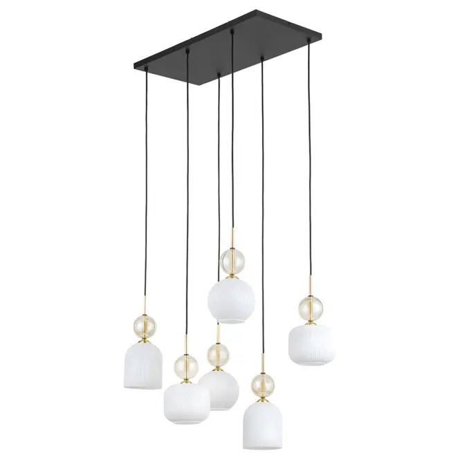 Lámpa SOPHIA COGNAC WHITE 11594 PL6